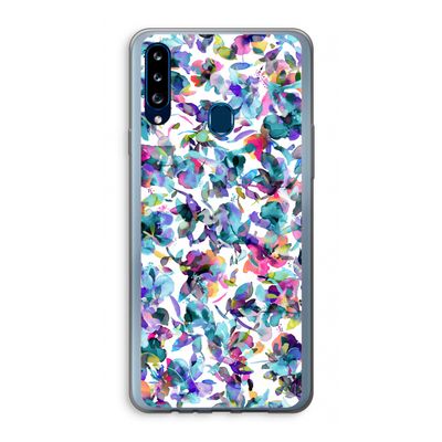 Hibiscus Flowers: Samsung Galaxy A20s Transparant Hoesje
