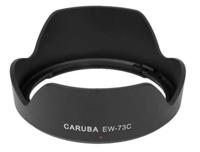 Caruba EW-73C Zonnekap zwart voor Canon EF-S 10-18mm f/4.5-5.6 IS STM - thumbnail