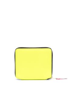 Comme Des Garçons Wallet portefeuille Super Fluo à fermeture zippée - Jaune