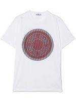 Stone Island Junior t-shirt à logo imprimé - Blanc - thumbnail