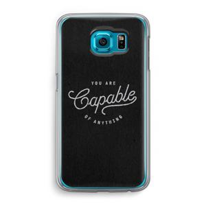 Capable: Samsung Galaxy S6 Transparant Hoesje