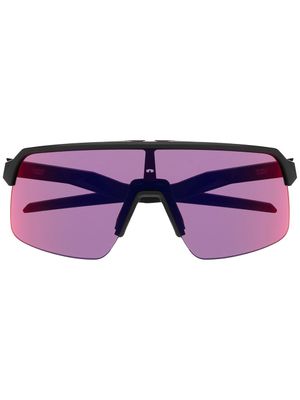 Oakley lunettes de soleil à monture carrée - Noir