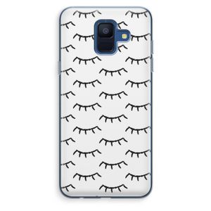 Wimpers: Samsung Galaxy A6 (2018) Transparant Hoesje