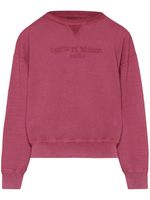 Maison Margiela sweat Reverse en coton - Rouge