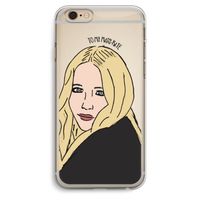 Mary Kate: iPhone 6 Plus / 6S Plus Transparant Hoesje