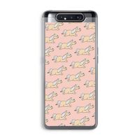 Ponys: Samsung Galaxy A80 Transparant Hoesje Ponys: Samsung Galaxy A80 Transparant Hoesje