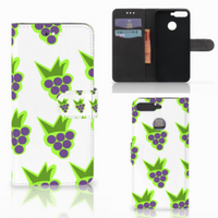 Huawei Y6 2018 Book Cover Druiven - thumbnail