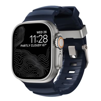 Nomad Rocky Point Band Apple Watch 42mm / 44mm / 45mm / 49mm Atlantic Connector Natural