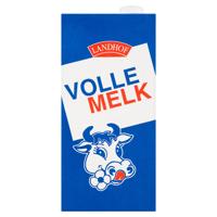 Melk Landhof vol houdbaar pak 1 liter | 12 stuks