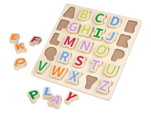 lupilu Houten puzzel (abc)