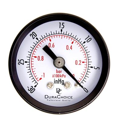 Double Scale Vacuum Mini Shockproof Pressure Gauge