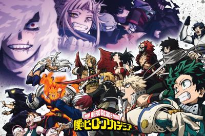 Poster My Hero Academia Heroes vs Vilains 91,5x61cm