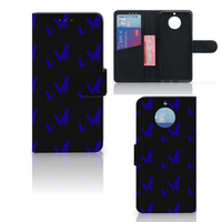Moto G5S Telefoon Hoesje Vlinder Patroon - thumbnail