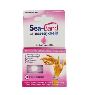 Polsband zwangerschap roze