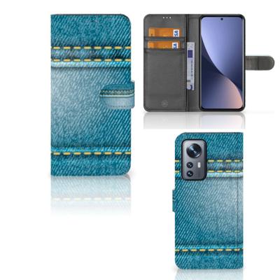 Xiaomi 12 Pro | Wallet Case | met Pasjes | Jeans