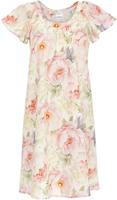 Ringella nachthemd roze rozen