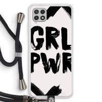 Girl Power #2: Samsung Galaxy A22 4G Transparant Hoesje met koord