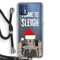 Came To Sleigh: Motorola Moto G9 Plus Transparant Hoesje met koord - thumbnail