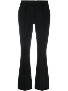 Helmut Lang pantalon court à coupe évasée - Noir