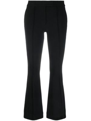 Helmut Lang pantalon court à coupe évasée - Noir