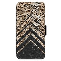 iPhone 13 Pro flipcase - Luipaard chevron