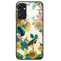 Samsung Galaxy A14 glazen hardcase - Sunflowers Samsung Galaxy A14 glazen hardcase - Sunflowers