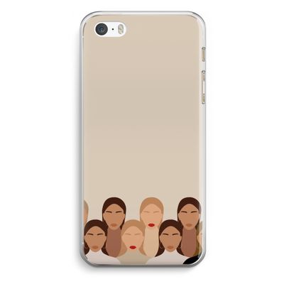 Girls girls girls: iPhone 5 / 5S / SE Transparant Hoesje