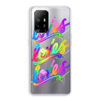 Loves: Oppo A95 5G Transparant Hoesje Loves: Oppo A95 5G Transparant Hoesje
