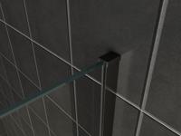 Wiesbaden Slim profielset+stabilisatiestang 120cm matzwart