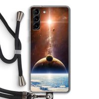 Omicron 2019: Samsung Galaxy S21 Plus Transparant Hoesje met koord