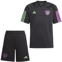 adidas Bayern München Trainingsset 2023-2024 Kids Zwart Groen Paars