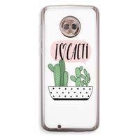 I love cacti: Motorola Moto G6 Transparant Hoesje