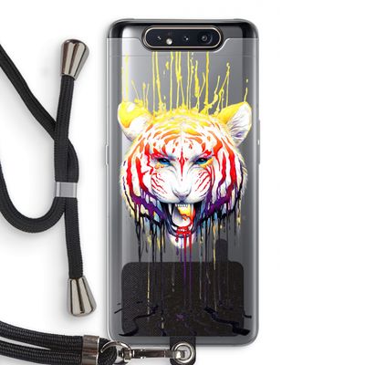 Fading: Samsung Galaxy A80 Transparant Hoesje met koord