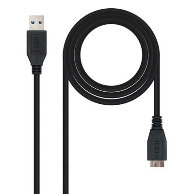 Kabel USB 3.0 naar Micro USB B NANOCABLE 10.01.110-BK - Maat: 1 m