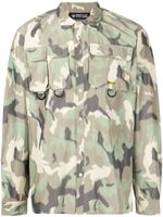 Mostly Heard Rarely Seen chemise ample à imprimé camouflage - Vert - thumbnail