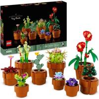 LEGO Iconen 10329 Miniatuurplanten, Botanische collectie 9 Kunstplanten met bloemen, Woondecoratie - thumbnail