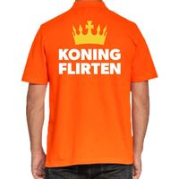 Koningsdag poloshirt Koning Flirten voor heren