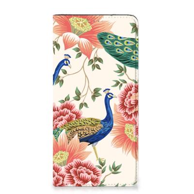 Smartphone hoesje voor Samsung Galaxy A14 5G Pink Peacock