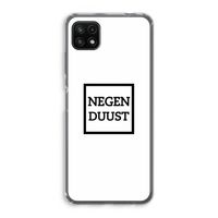 Negenduust vierkant: Samsung Galaxy A22 5G Transparant Hoesje