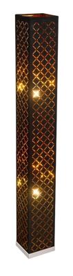 Vloerlamp zwart goud &apos;Harald&apos; E27 fitting 119cm