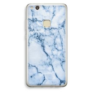 Blauw marmer: Huawei Ascend P10 Lite Transparant Hoesje