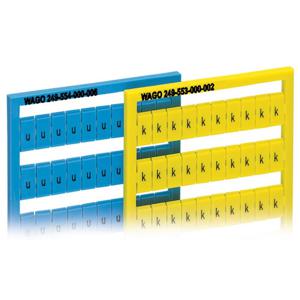 Wago 249-553/000-002 accessoire voor klemmenblokken Aansluitingsblok markers