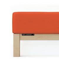 Schlafgut Schlafgut Soft Contact Jersey Flanel Hoeslaken M - 120x200 - 130x200 269 Red Mid