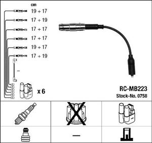 Bougiekabelset RCMB223