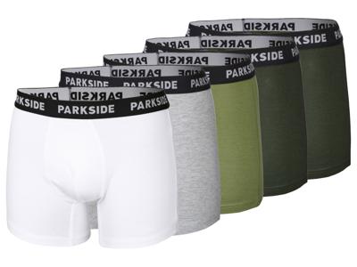 PARKSIDE Set van 5 heren boxers (Grijs/groen/wit, XL) PARKSIDE Set van 5 heren boxers (Grijs/groen/wit, XL)