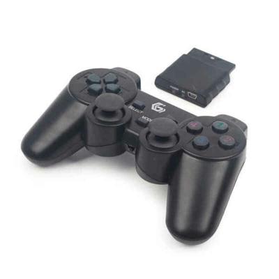 Draadloze Gaming Afstandsbediening GEMBIRD Dual Gamepad PC PS2 PS3 Zwart