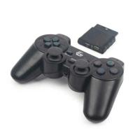 Draadloze Gaming Afstandsbediening GEMBIRD Dual Gamepad PC PS2 PS3 Zwart