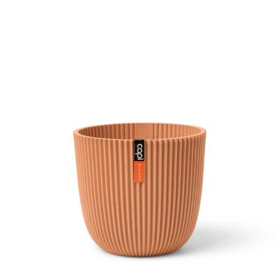 Pot bol Groove 25x23 peachy fuzz bloempot - Capi europe