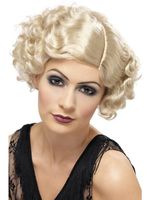 20's Charleston pruik blond