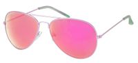 Kost zonnebril gepolariseerd unisex piloot roze (PZ20 003) - thumbnail